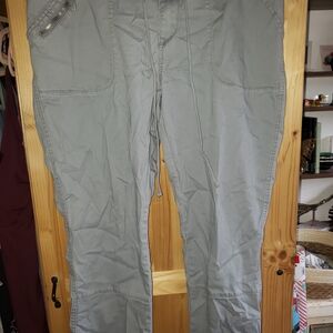 Womens Gray Casual Pants